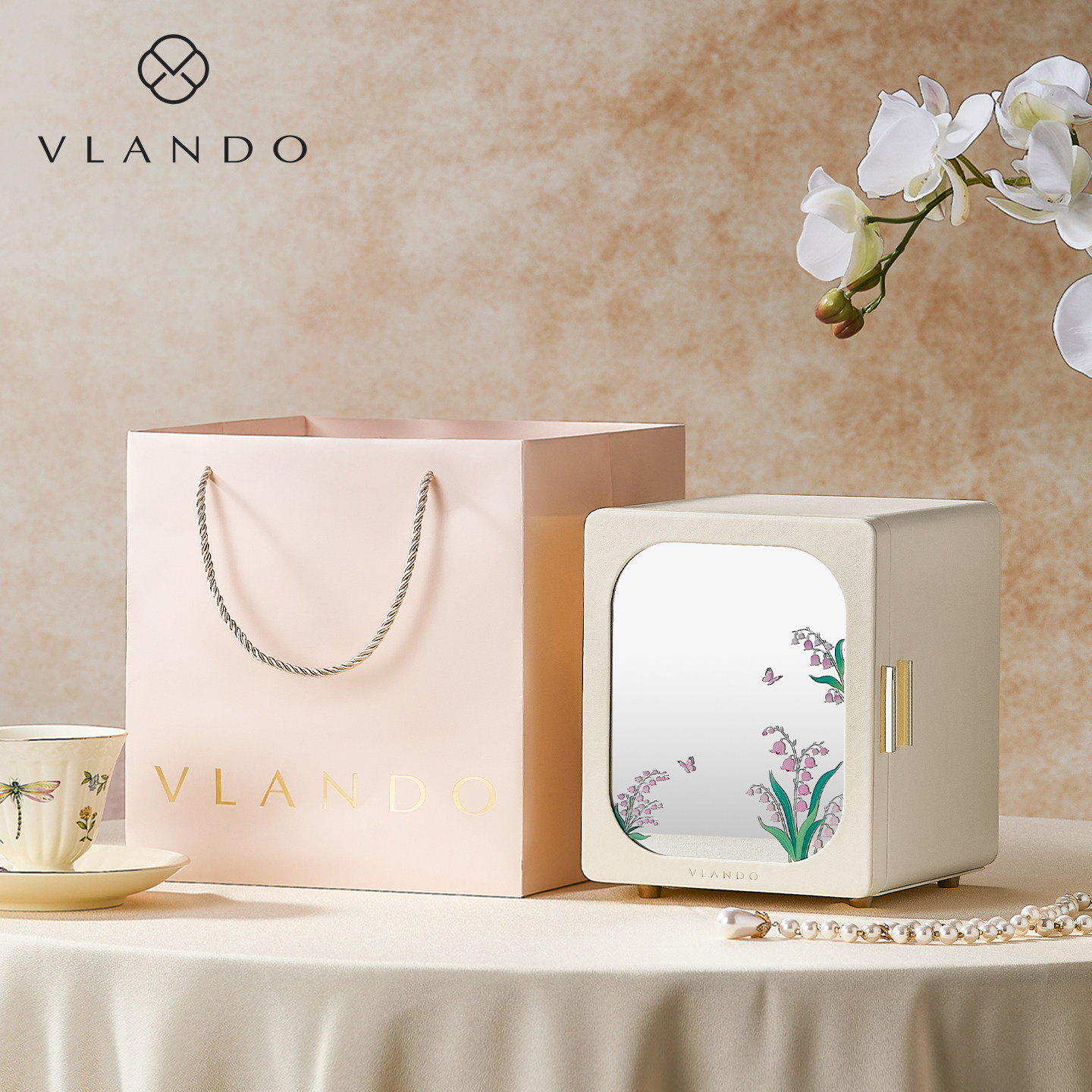 唯兰朵新款首饰盒结婚新婚生日礼物品高级实用乔迁饰品收纳盒