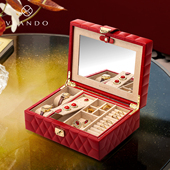 唯兰朵新款 首饰盒高档新年礼物送新人结婚新婚首饰盒收纳盒高级感