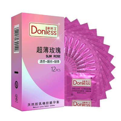 正品多乐士避孕套12只装 超薄玫瑰套套旗舰店正品包邮