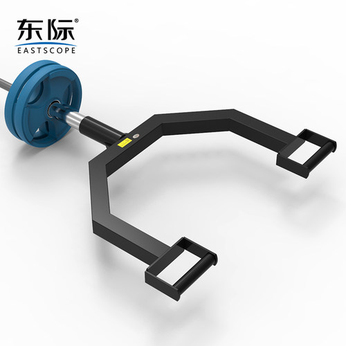 东际杠铃硬拉推架杆划船把手核心力量训练地炮架推举把手健身器 - 封面