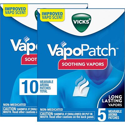 美国直邮Vicks VapoPatch 成年儿童提供维克斯蒸气贴原味舒缓10片