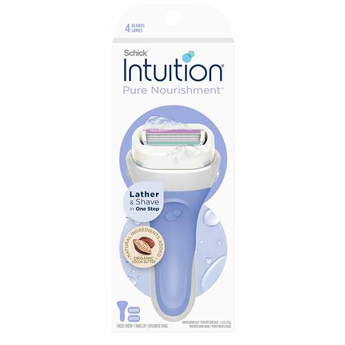 美国直邮Schick Intuition女性的纯营养剃须刀纯营养刮胡刀保湿棒
