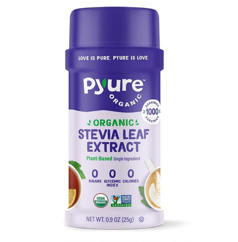 美国直邮Pyure Organic Stevia Extract Powder有机甜叶菊萃取粉