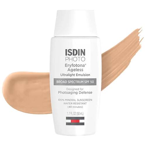 美国直邮ISDIN Eryfotona Ageless Tinted Mineral有色矿物防晒霜
