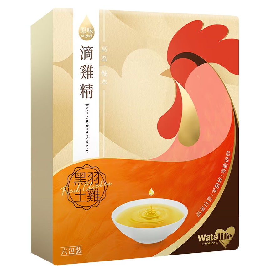 WATSLIFE 黑羽土鸡 滴鸡精(原味) 50毫升 X 6包