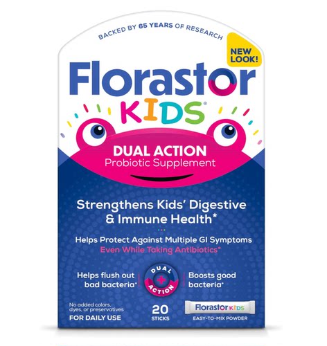 美国直邮Florastor Kids Dual Action Probiotic双效益生菌补充剂