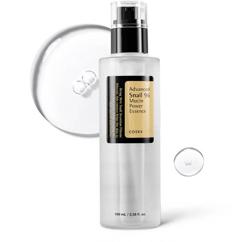 美国直邮COSRX Snail Mucin 96%Repairing 蜗牛粘蛋白保湿精华液
