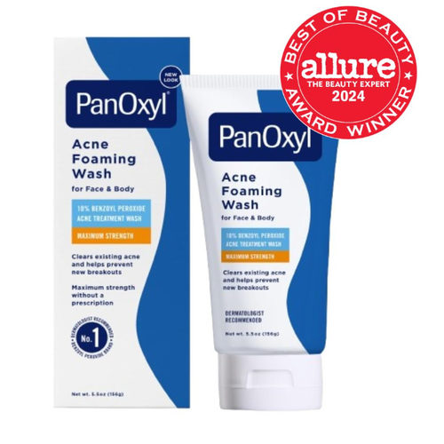美国直邮PanOxyl 10%BPO青少年学生党控油成人低泡安全清洁洗面奶