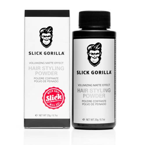 美国直邮Slick Gorilla Hair Styling Powder男士头发造型定型粉