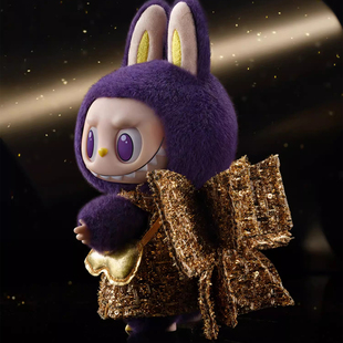 POPMART泡泡玛特LABUBU搪胶毛绒公仔PRONOUNCE米兰紫色限定WING