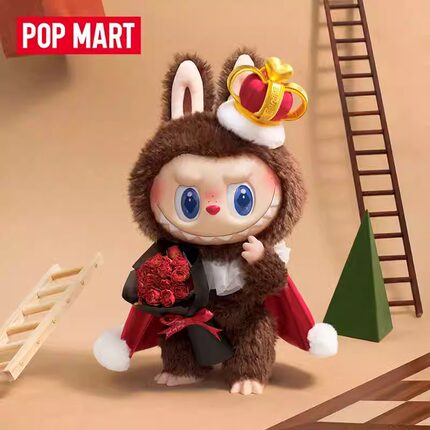 POPMART泡泡玛特LABUBU象棋大冒险情人节国王搪胶公仔求婚礼物