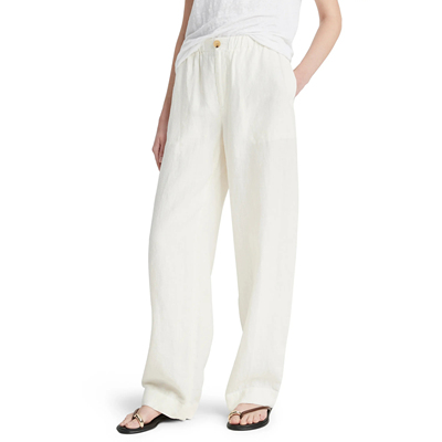 夏季女士纯汉麻直筒裤抗菌抑菌