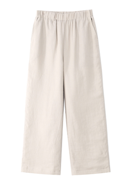 EF女士棉裤直筒裤内外纯汉麻大麻填充100%桑蚕丝吸湿透气抗菌抑菌