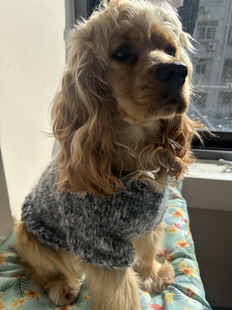 远山黛 美卡毛衣原创手作定制冬季雾霾蓝保暖针织编织柔软毛衣