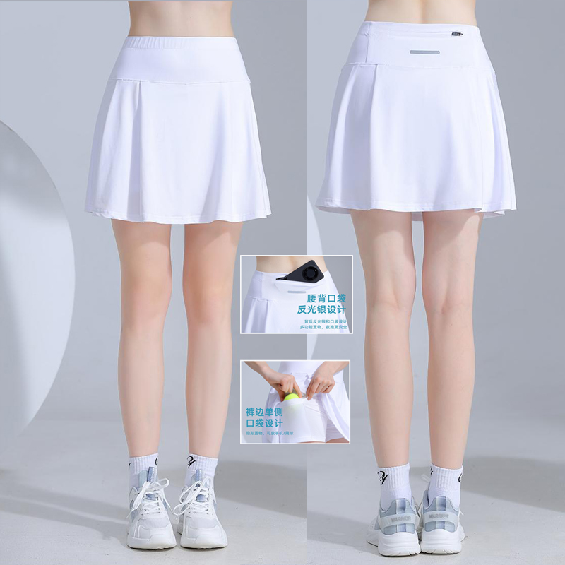 羽毛球服女2025新款高尔夫速干健身网球裙裤半身运动短裙跑步裙子