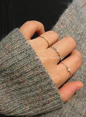 巨好看珍珠戒指温柔如水简约百搭