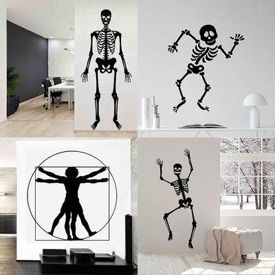 骷髅头墙贴骨架装饰墙贴