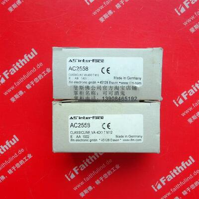议价Ifm AC2558 易福门AS-Interface模块 ClassicLineVA 4DO T M1