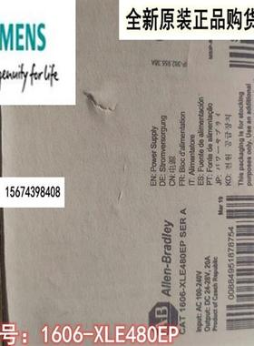 议价1606-XLE480EP PLC 24VDC直流电源 全新1606XLE480EP罗克韦尔
