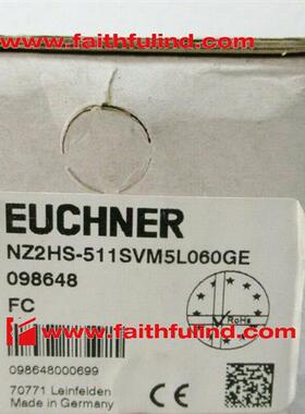 议价Euchner 098648 安士能全新安全开关 NZ2HS-511SVM5L060GE