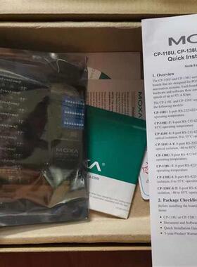 议价MOXA CP-118U-I-T RS-232/422/485 8串口卡 PCI带光电隔离