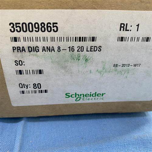 议价施耐德PRA DIG ANA 8-16 20 LEDS电子元件350098685电路板电