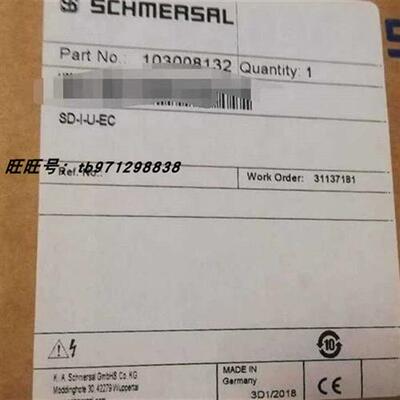 议价Schmersal 103008132 施迈赛全新网关模块 SD-I-U-EC 3112718