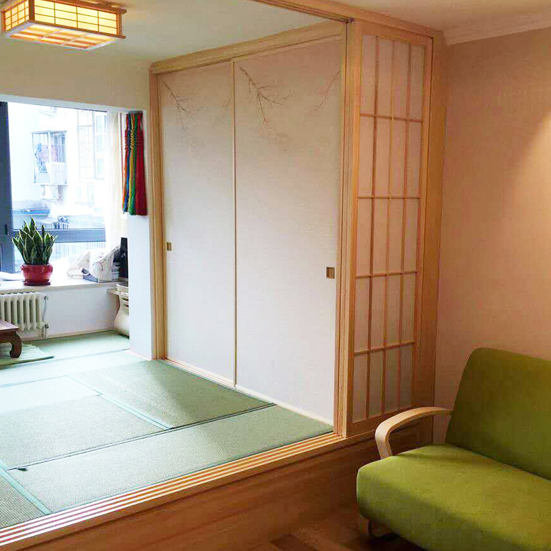 北京美卓和室榻榻米地台日式卧室定做塌塌米床箱实木家具全屋定制