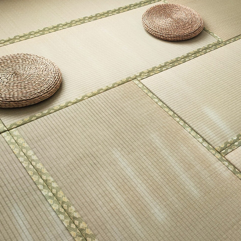 定做日式蔺草席面黄麻芯榻榻米垫