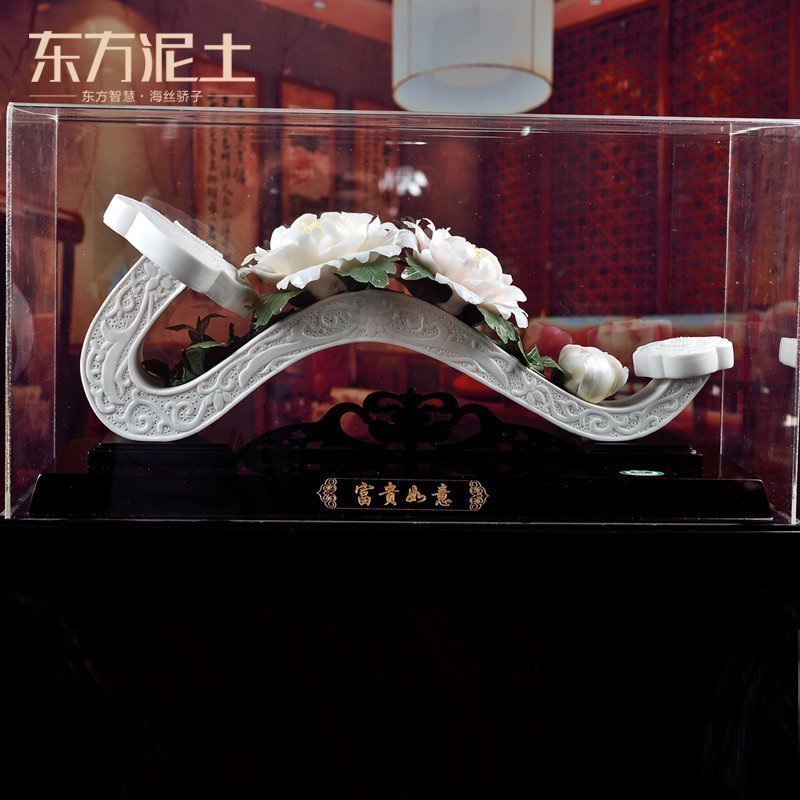 东方泥土中式风客厅摆件