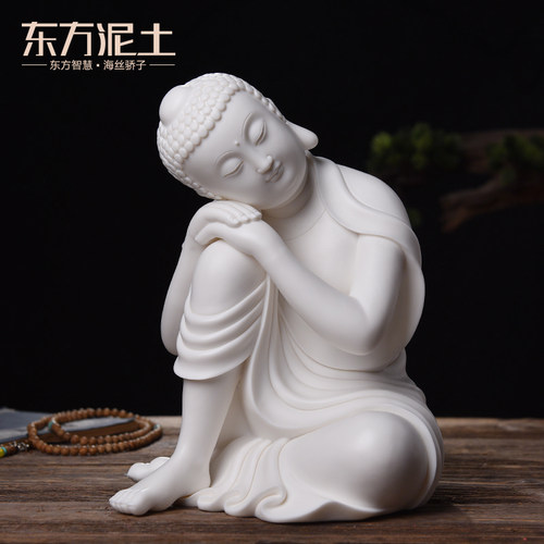 省大师郑建忠作品佛印手签版摆件