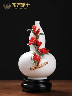 《多子多福》陶瓷葫芦摆件中式客厅博古架电视柜酒柜装饰乔迁礼品