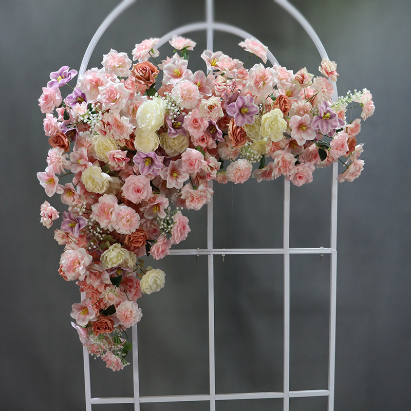 婚庆新款粉色套系仿真花插花花艺婚礼堂舞台订婚宴装饰拍摄道具花,节庆用品/礼品,婚庆绢花,淘宝优惠券,粉丝福利购,淘宝优惠卷