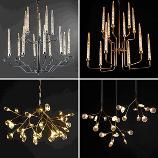 新款婚庆道具水晶灯吊顶酒店宴会厅吊灯婚礼堂装饰挂件灯婚庆路引