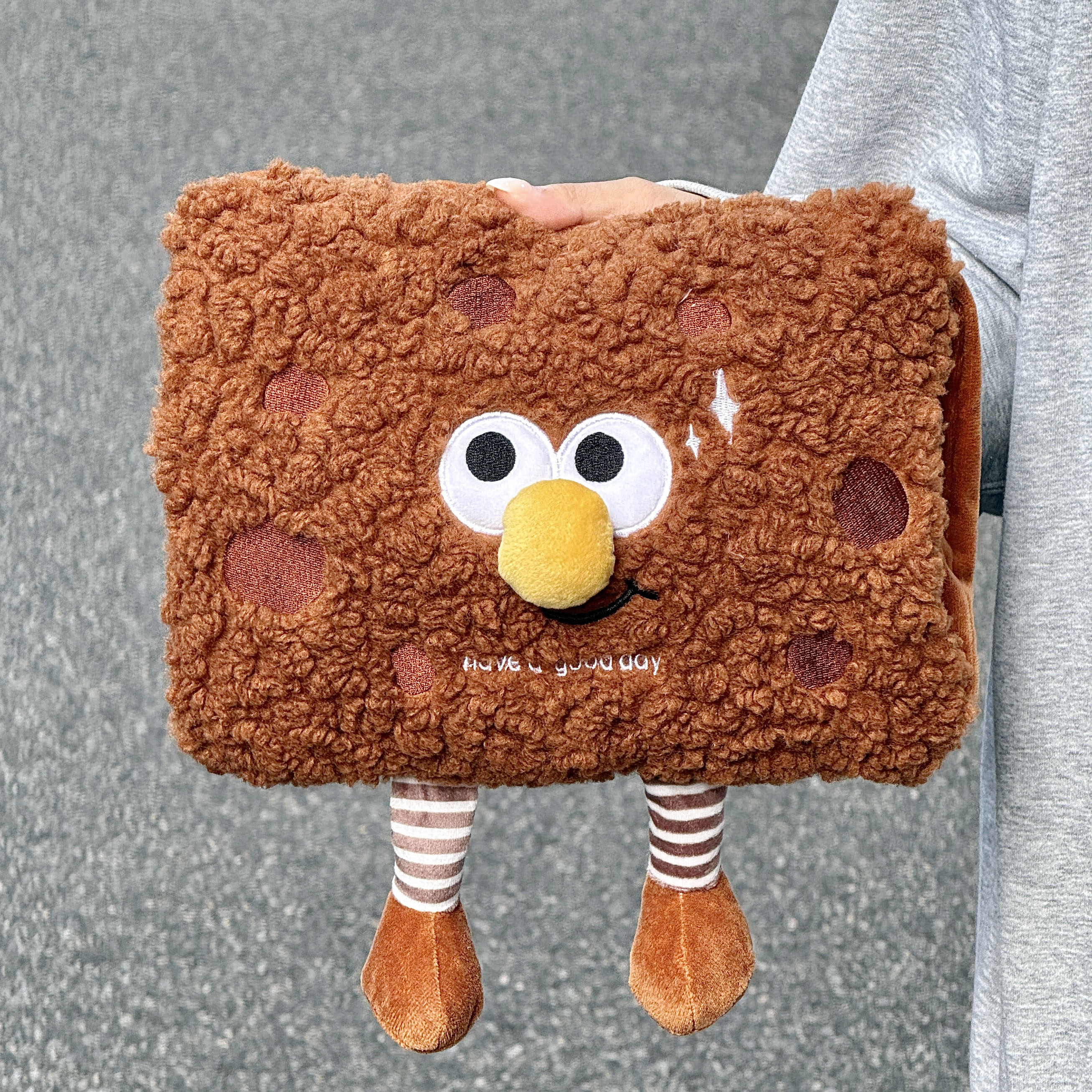 充电款热水袋可拆卸双插手