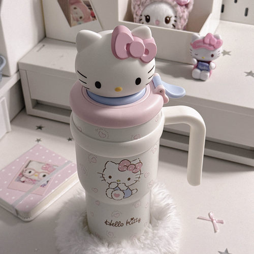 少女心可爱凯蒂猫保温杯