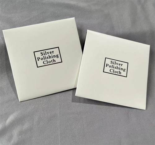 8*8超细纤维鹿皮金银抛光布白色