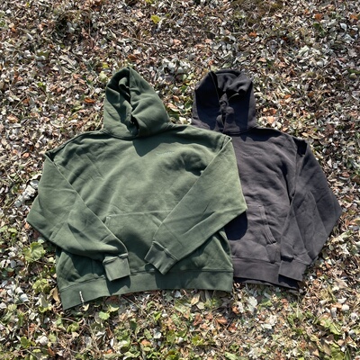 原D新款美式街头潮牌MOPQ纯棉水洗加绒复古宽松滑板连帽卫衣帽衫