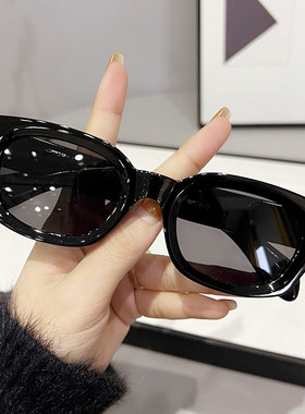 墨镜2025新款潮女太阳镜圆脸网红款时尚防紫外线开车gm眼镜男显瘦