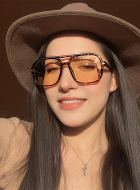 男墨镜2025新款潮女太阳镜圆脸网红款时尚显瘦防紫外线开车眼镜