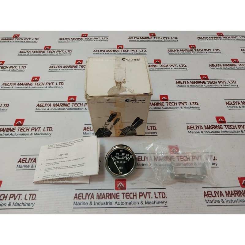Manitowoc 4601130 Olio Manometro 0-80 Psi