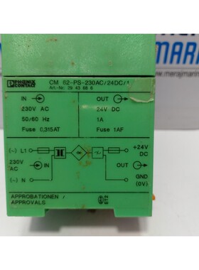 PHOENIX CONTACT 2943686 电源供应 CM 62-PS-230AC/24DC/1