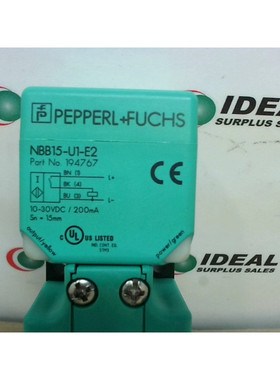 Pepperl+Fuchs 194767 Sensor NBB15-U1,10 30VDC/200mA 15mm - N