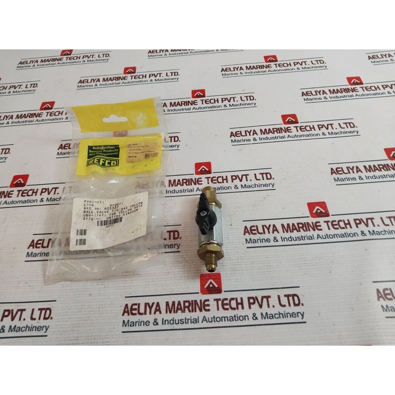 Conector De Manguera Refco 9884189 Con Válvula De Bola 3/8
