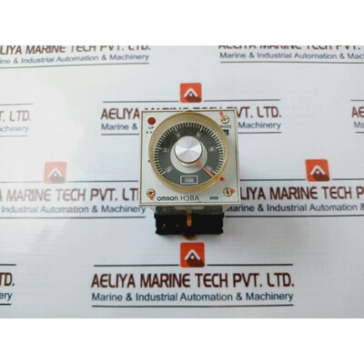 OMRON TATEISI H3BA Timer with Base 100/110/120VAC 50/60HZ