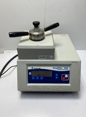 BUEHLER SIMPLIMET 1000 自动安装压机 V2.03 型号 201415