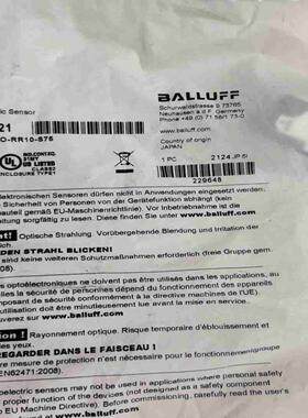 巴鲁夫光电传感器 BOS0121工程结余未使用拍前询价