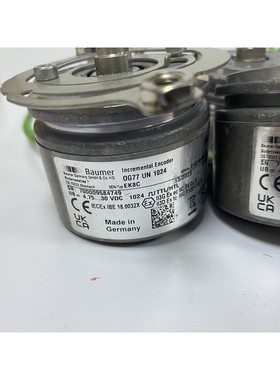 Baumer 增量编码器 OG77 UN 1024 缝制类型 EK8C