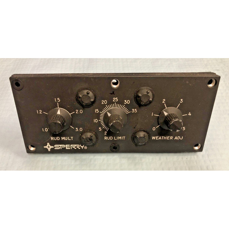 Navy SPERRY Potentiometer Rudder Control - Mult / Limit / We