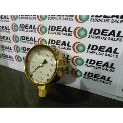 NOSHOK 25300100 PRESSURE GAUGE NEW IN BOX